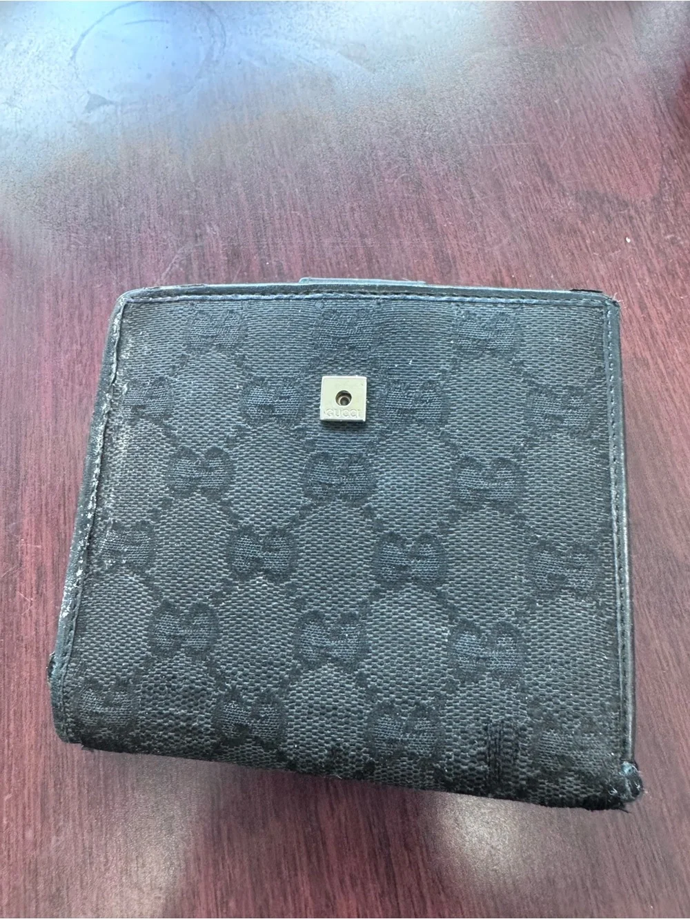 Vintage Gucci canvas leather wallet - Picture 2 of 4